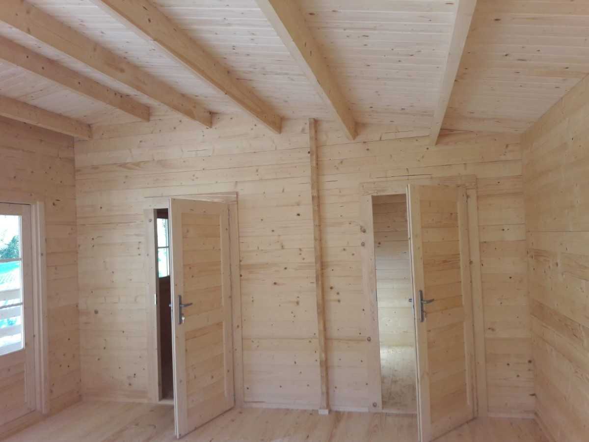 CASA DE MADERA EN DOBLE PARED   "ALINA TWINSKIN"
