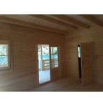 CASA DE MADERA EN DOBLE PARED   "ALINA TWINSKIN"