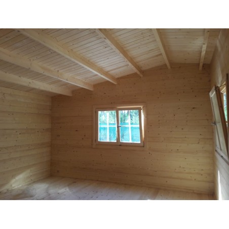 CASA DE MADERA EN DOBLE PARED   "ALINA TWINSKIN"