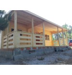 CASA DE MADERA EN DOBLE PARED   "ALINA TWINSKIN"