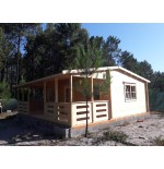 CASA DE MADERA EN DOBLE PARED   "ALINA TWINSKIN"