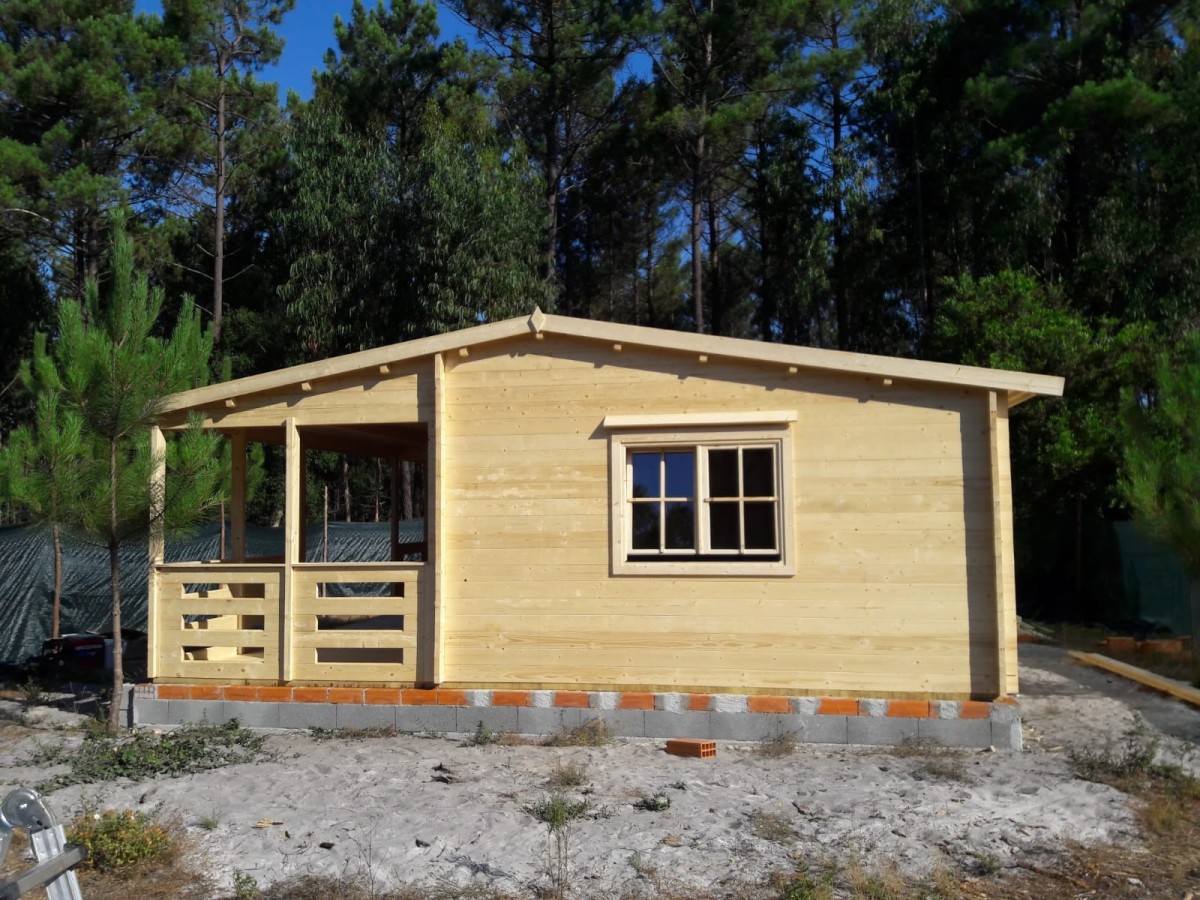 CASA DE MADERA EN DOBLE PARED   "ALINA TWINSKIN"