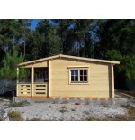 CASA DE MADERA EN DOBLE PARED   "ALINA TWINSKIN"