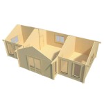 Casa de madera  "FLORIDA " - 44 mm
