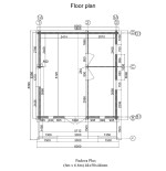 CABAÑA  DE MADERA EN DOBLE PARED  "PADOVA PLUS TWINSKIN" 