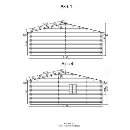 NEREA en doble pared 44-50-44 mm