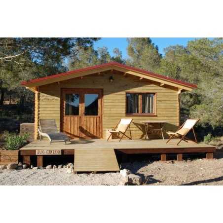 Casa de jardin ALTEA 6x6 , grosor 44 mm 