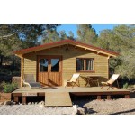 Casa de jardin ALTEA 6x6 , grosor 44 mm 