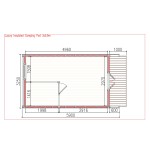 Luxury Camping Pod  3.25  x 5.9 con WC 