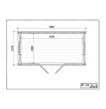 Camping Pod  3.0 x 4.8 LUXURY PLUS en doble pared