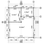 CASA DE MADERA "JULIA 5x6