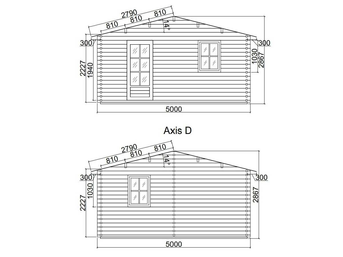 CASA DE MADERA "JULIA 5x6