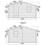 CASA DE MADERA "JULIA 5x6