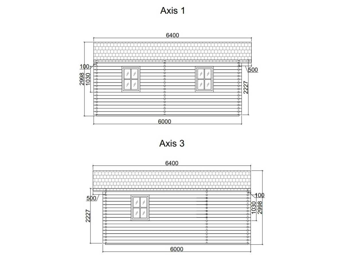 Casa de madera  "JULIA 6 , 36 m2  " 