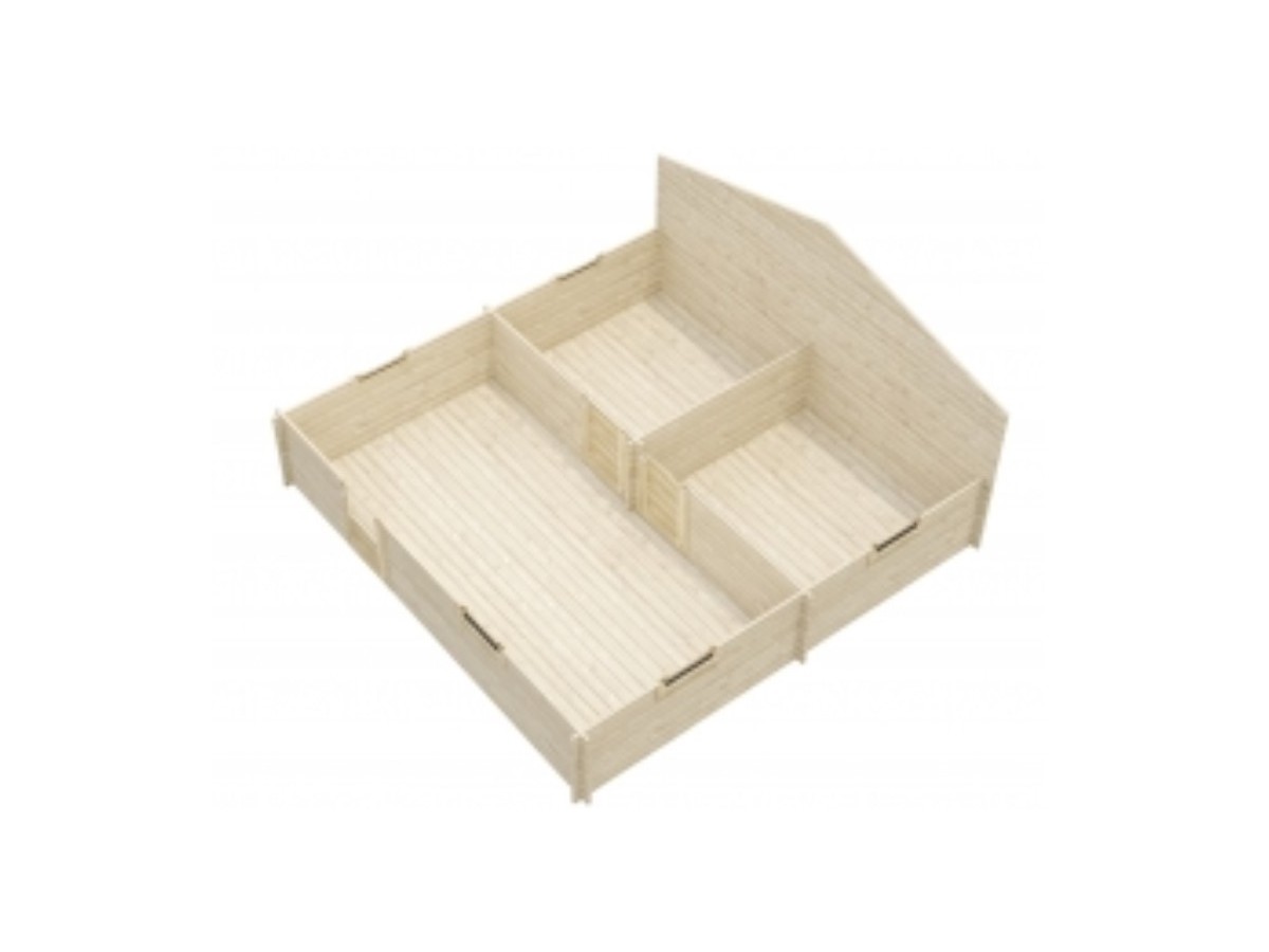 Casa de madera  "BERTA  5x6 , 30 m2  " 