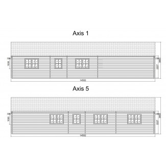 Casa de fusta "RADO" - 44mm