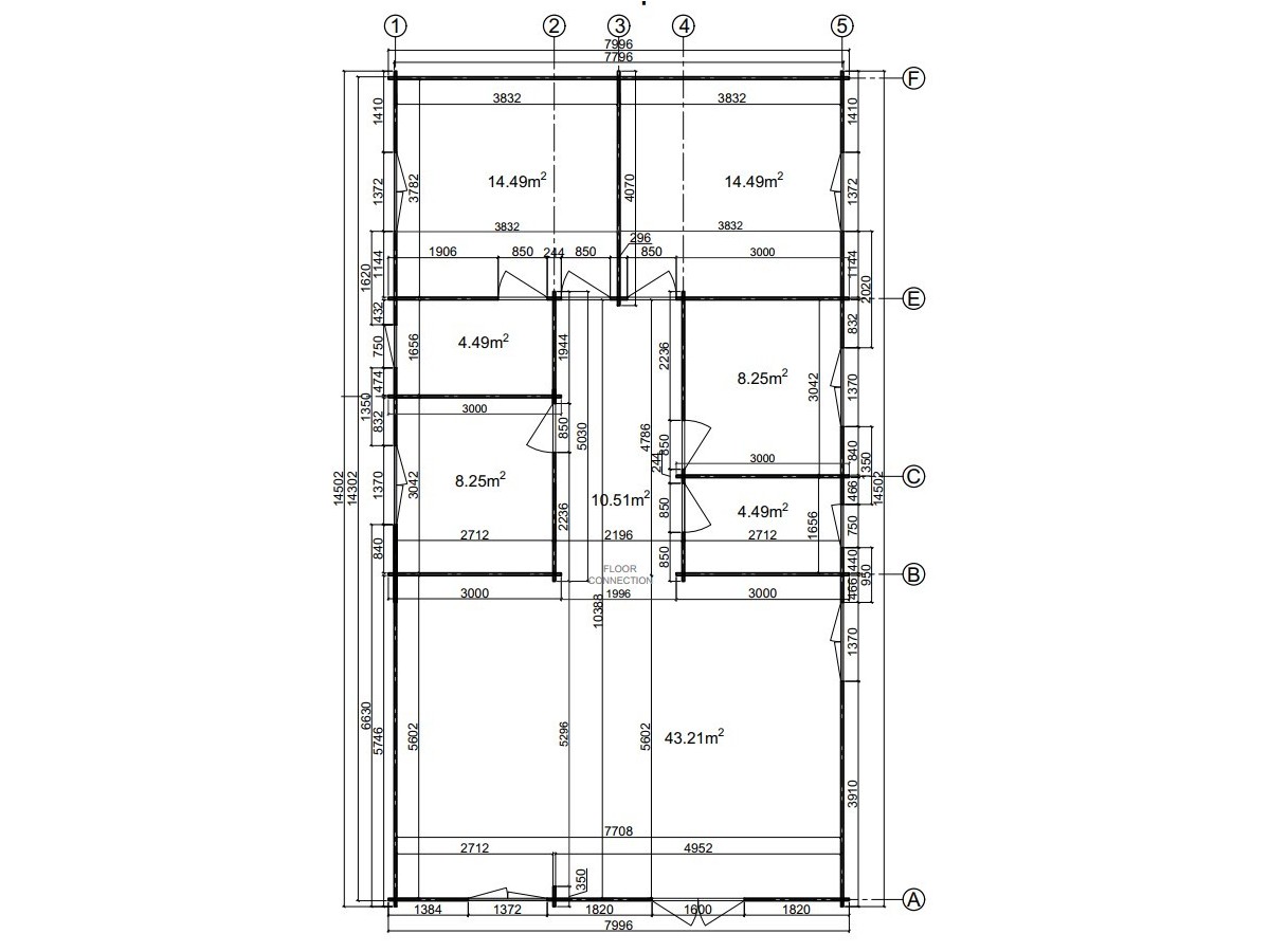 CASA DE MADERA  "SINTRA , 116 m2 " - 44 mm