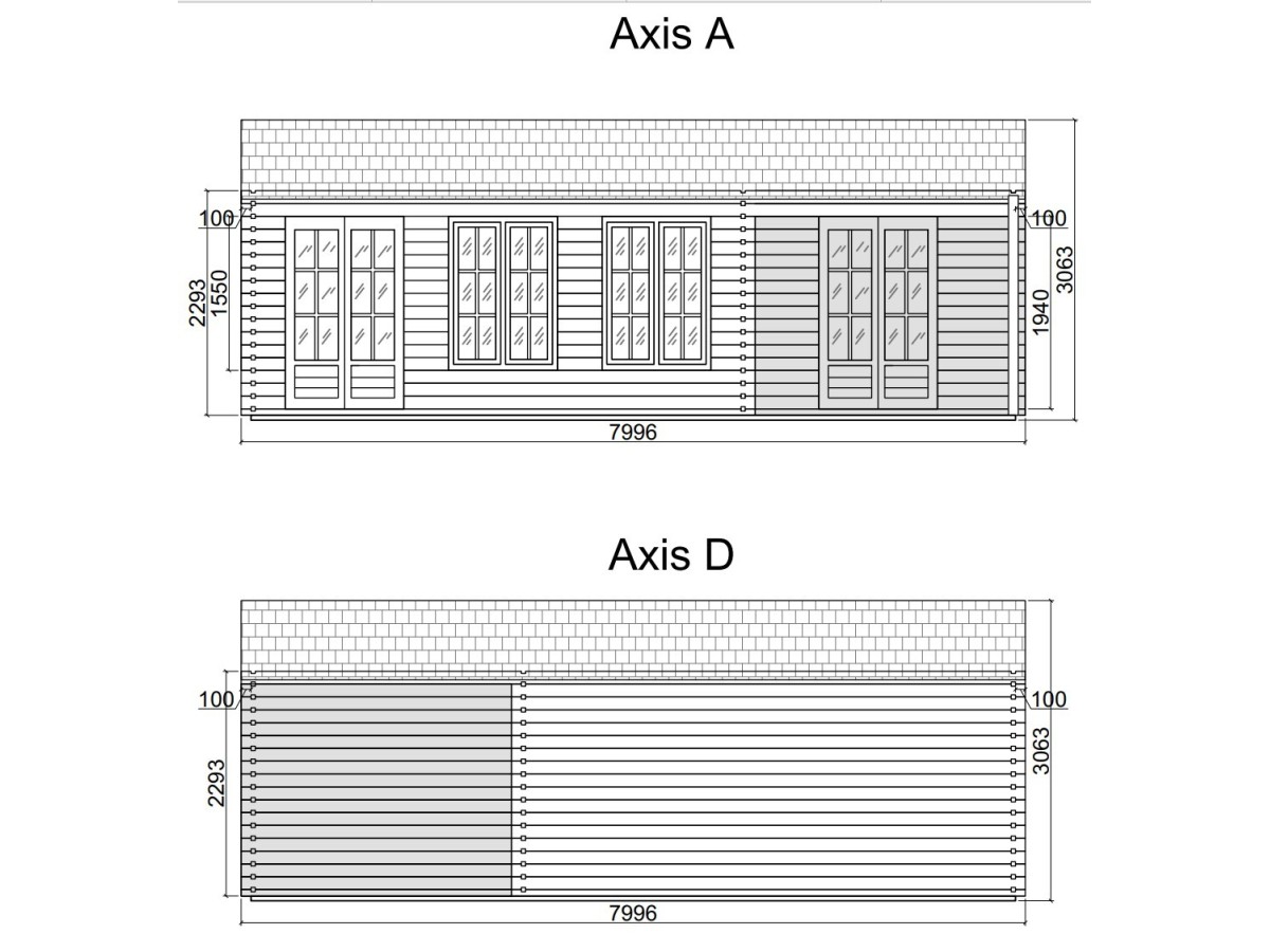 Casa de jardin  "EVORA 8X6 , 48 m2  " 