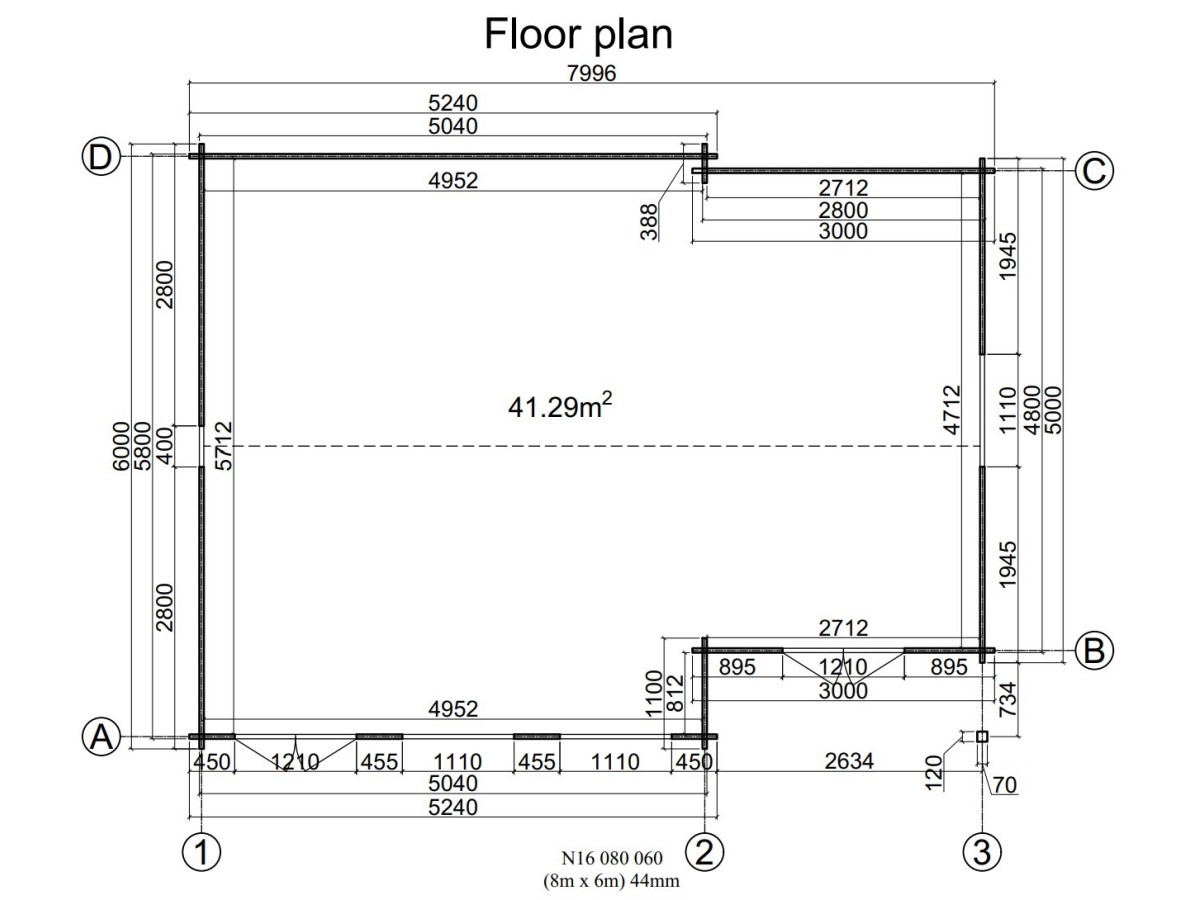 Casa de jardin  "EVORA 8X6 , 48 m2  " 