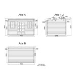 CASETA DE JARDIN "NIKA  4X3"