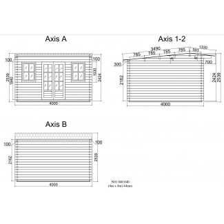 CASETA DE JARDIN "NIKA  4X4"