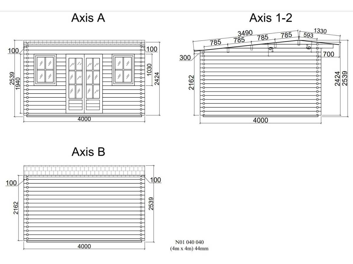 CASETA DE JARDIN "NIKA  4X4"