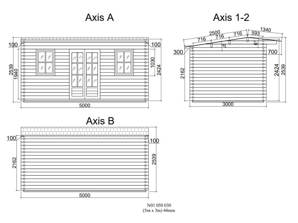 CASETA DE JARDIN "NIKA  5X3"