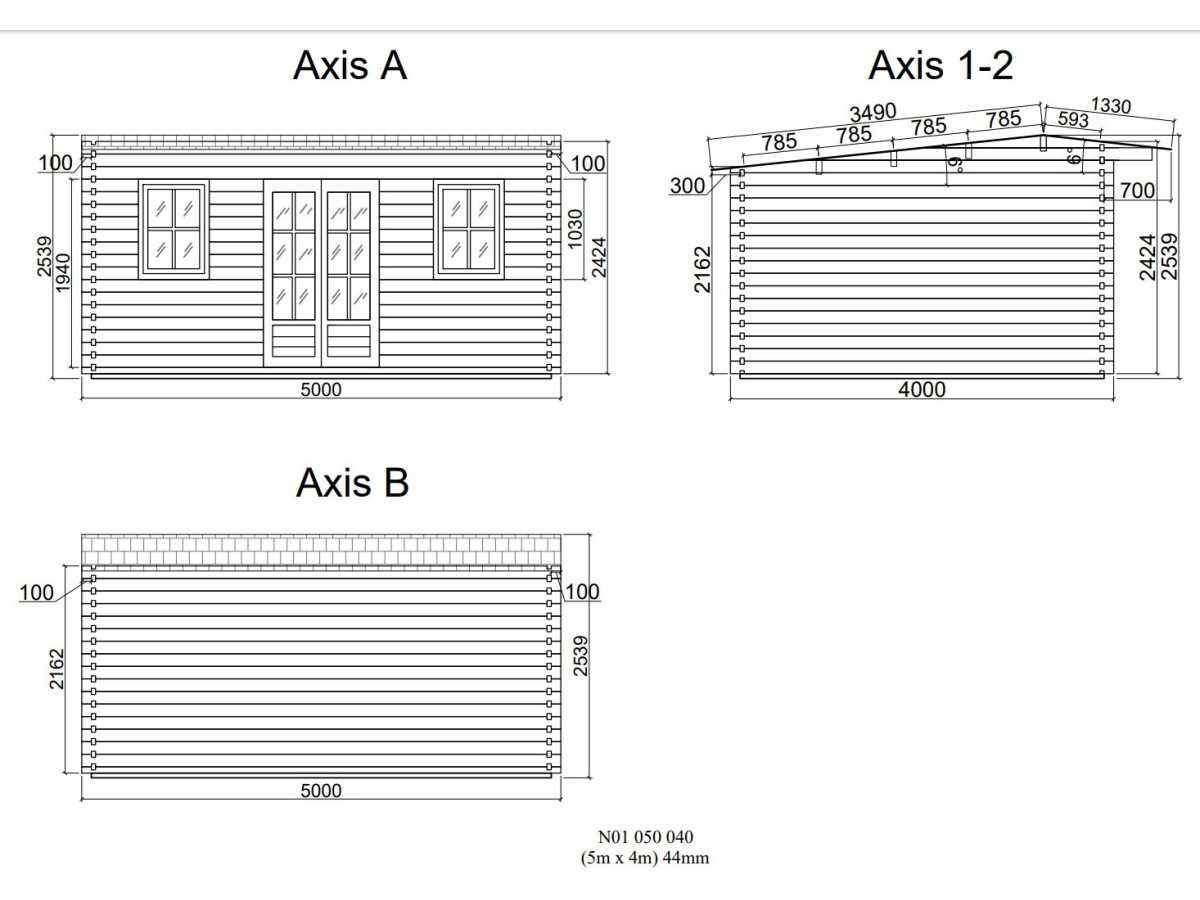 CASETA DE JARDIN "NIKA 5X4"