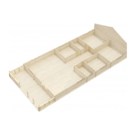 Casa de madera  "ESTORIL , 136 m2 " - 44 mm