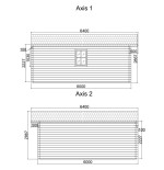 Caseta de jardin LIDA 5x6