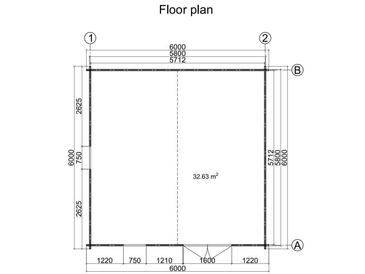 Caseta de jardin LIDA 6x6