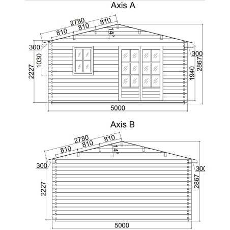 CASETA DE MADERA   LIDA 5X3 , 44 mm
