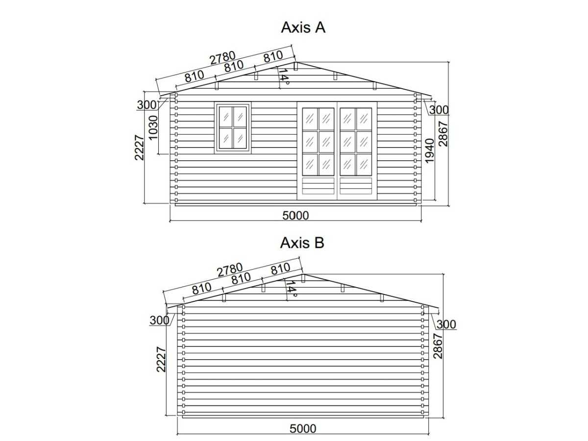 Caseta de jardin LIDA 5x4