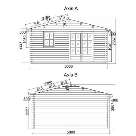 Caseta de jardin LIDA 5x4