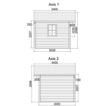 Caseta de jardin LIDA 6x3