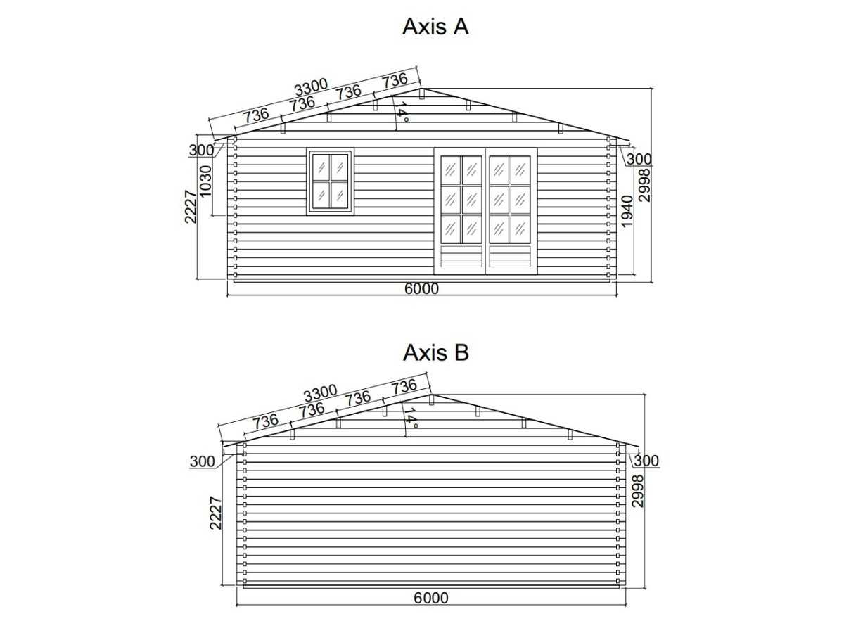 Caseta de jardin LIDA 6x3