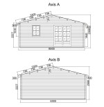 Caseta de jardin LIDA 6x3