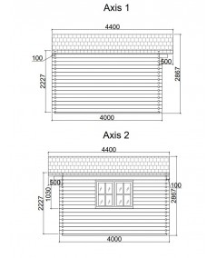 Caseta de jardín ALTEA 5x4