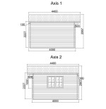 Caseta de jardín ALTEA 5x4