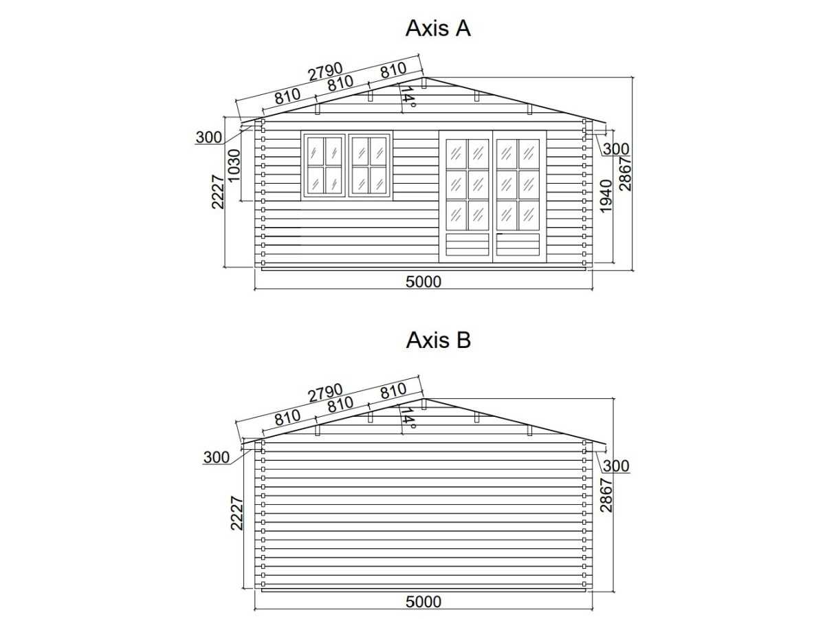 Caseta de jardín ALTEA 5x4