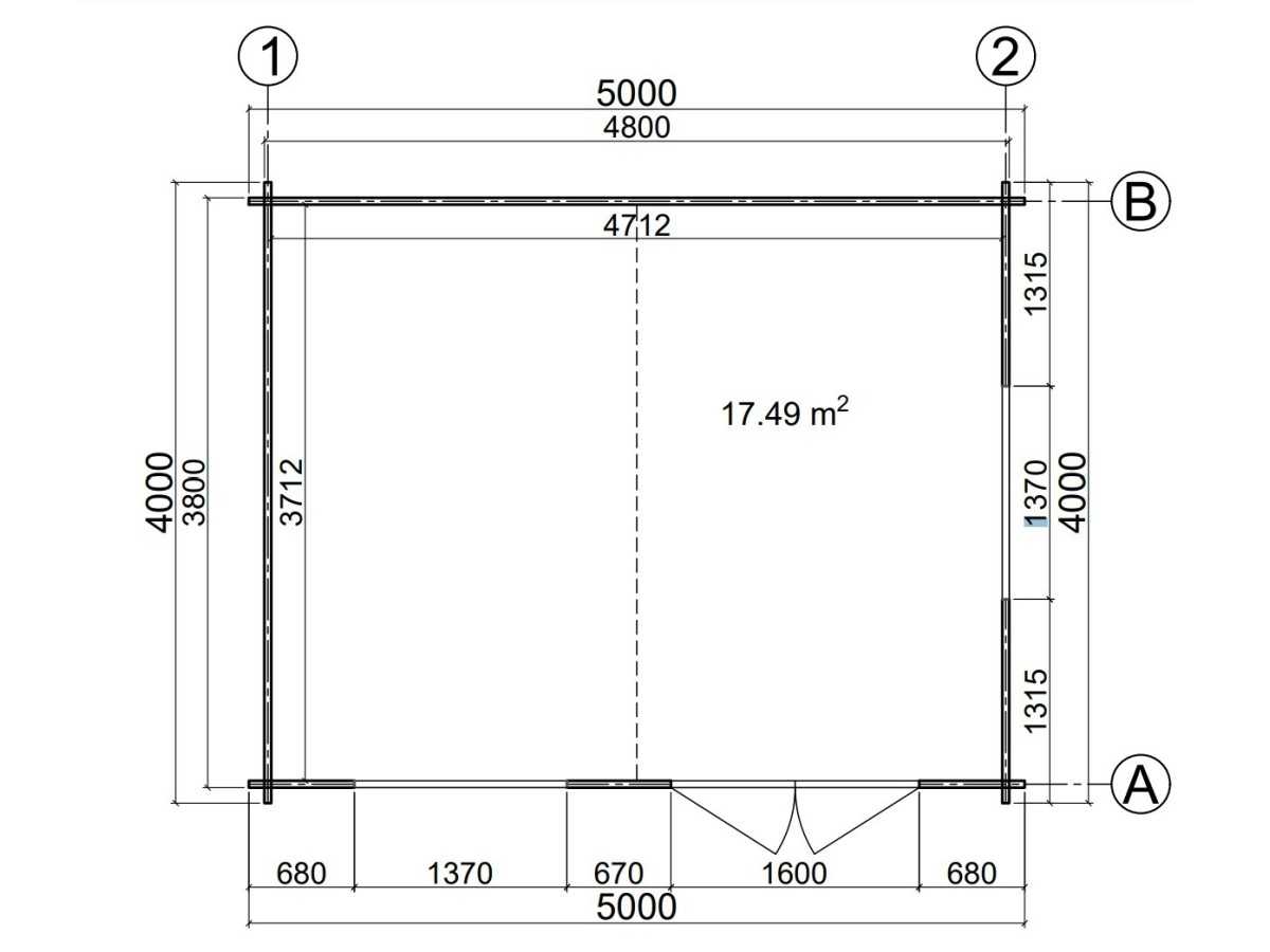 Caseta de jardín ALTEA 5x4