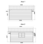 Caseta de jardín ALTEA 6X5 