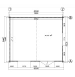 Caseta de jardín ALTEA 6X5 