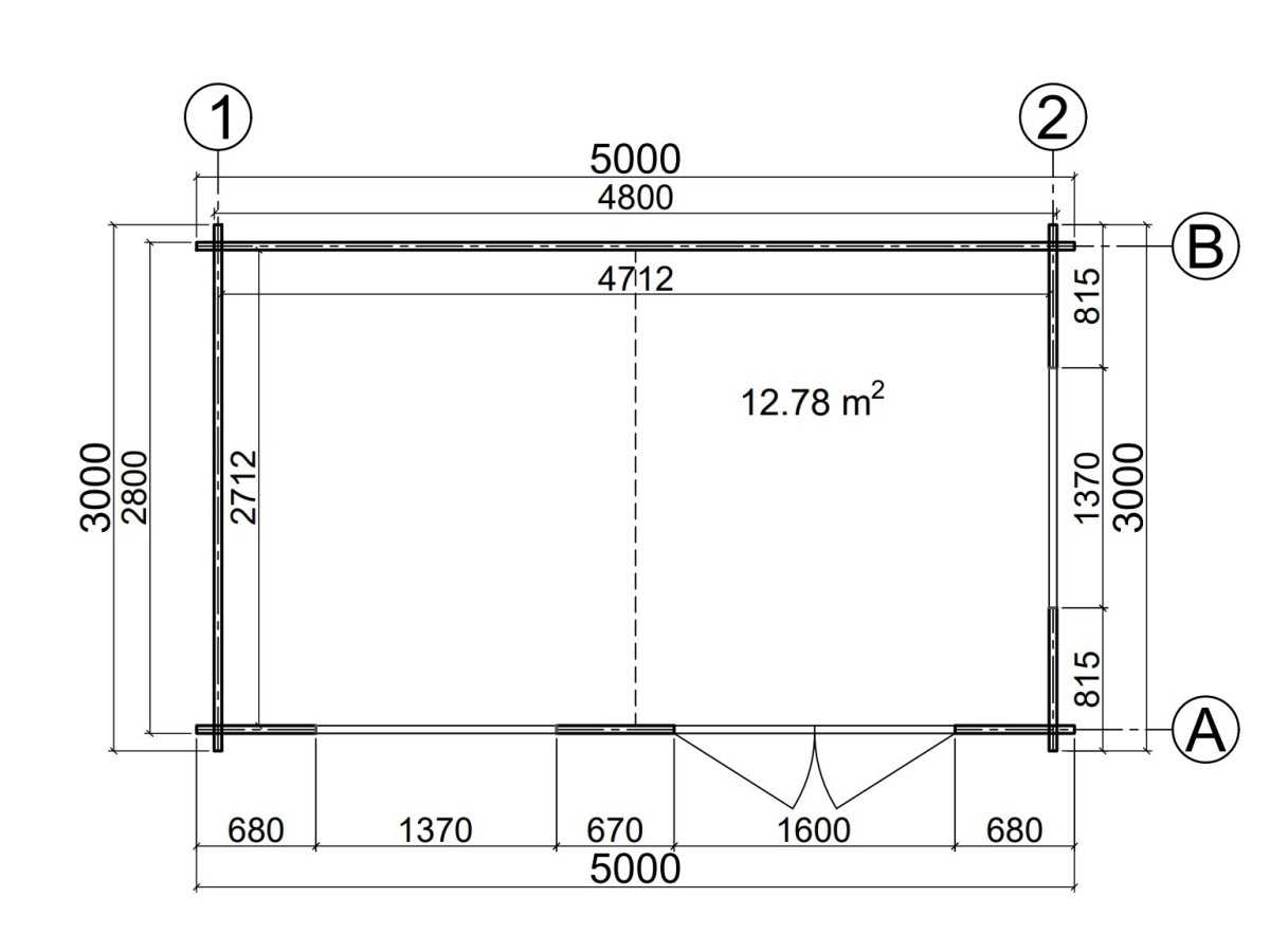 Caseta de jardín ALTEA 5X3 