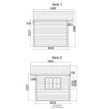 Caseta de jardín ALTEA 6x3