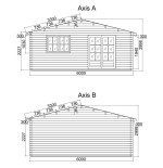 Caseta de jardín ALTEA 6x3