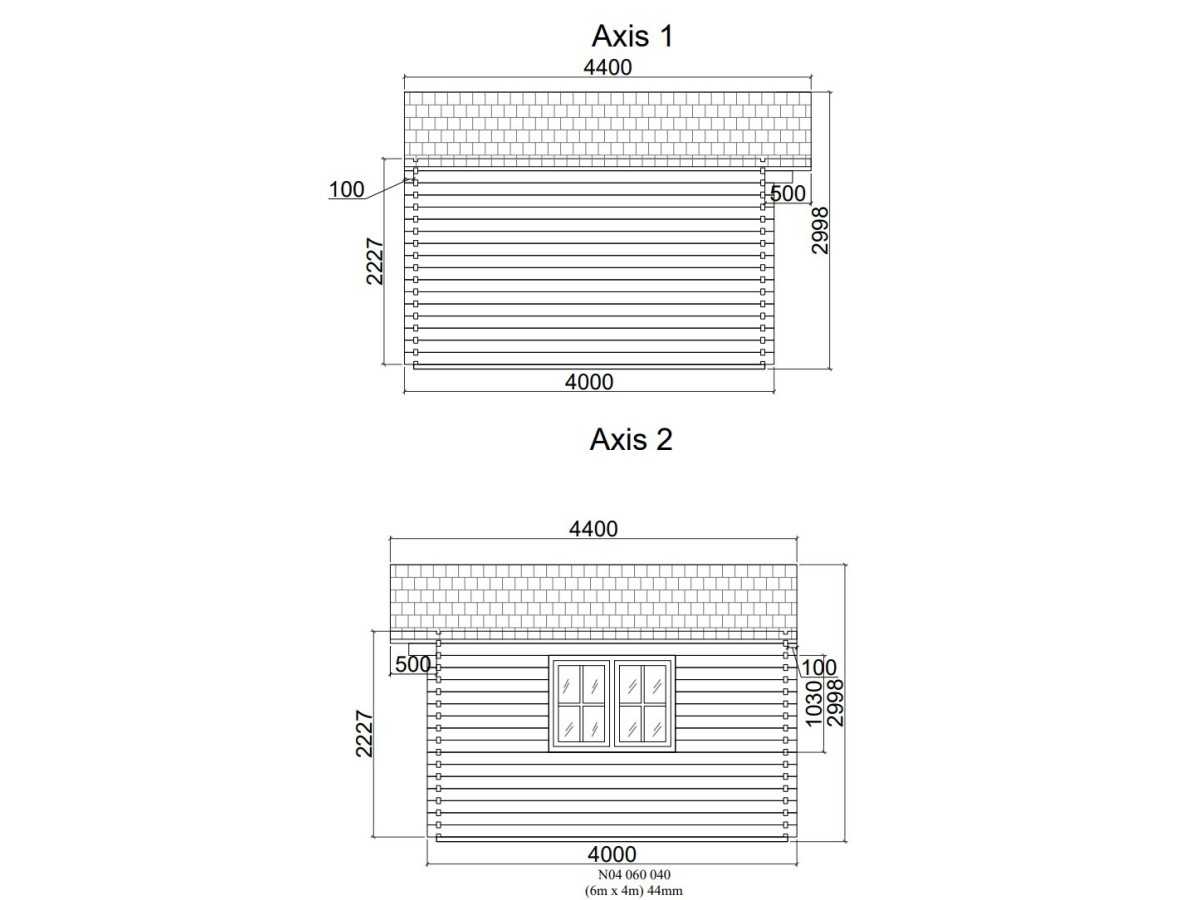Caseta de jardín ALTEA 6x4