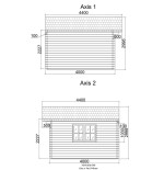 Caseta de jardín ALTEA 6x4
