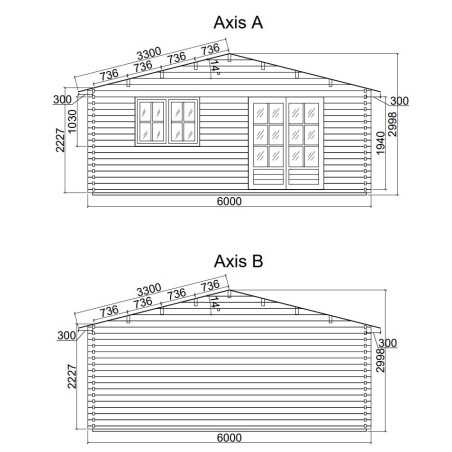 Caseta de jardín ALTEA 6x4