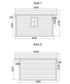 Caseta de jardí "ALTEA 4X4"